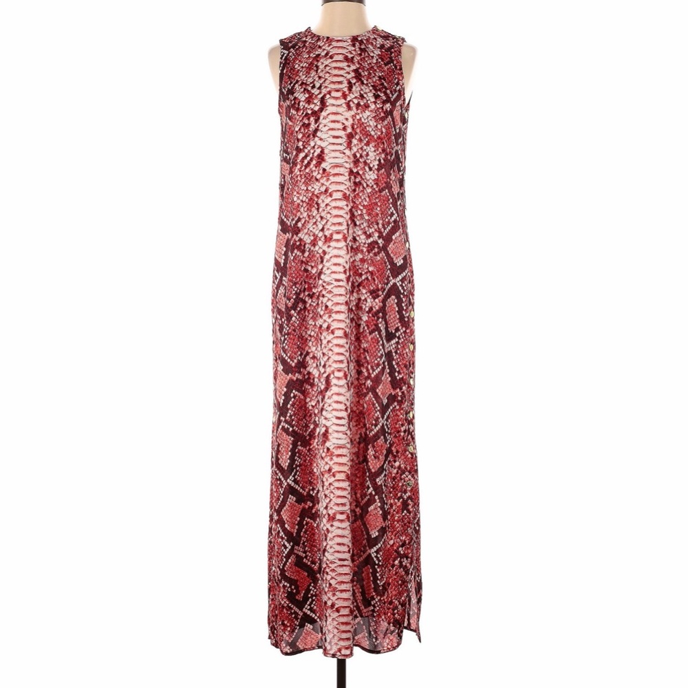 Michael Kors snake print sleeveless maxi dress